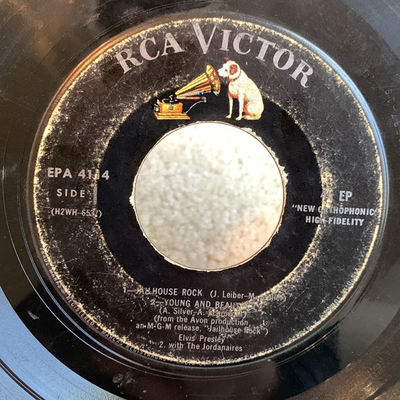 Vintage Elvis Presley Jail House Rock 7” Vinyl Record - Picture 2 of 9